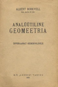 Analüütiline geomeetria