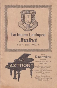 Tartumaa laulupeo juht