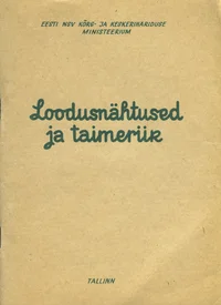 Loodusnähtused ja taimeriik