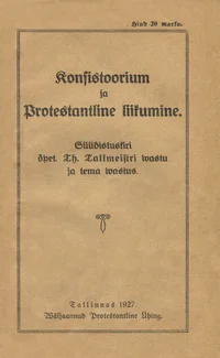 Konsistoorium ja protestantline liikumine