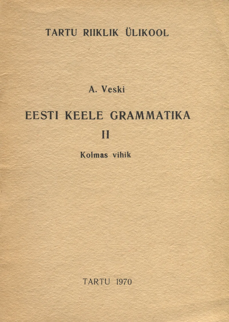 Eesti keele grammatika