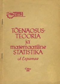 Tõenäosusteooria ja matemaatiline statistika