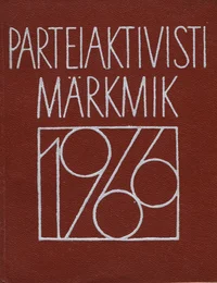 Parteiaktivisti märkmik 1966