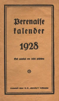 Perenaise kalender 1928