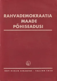 Rahvademokraatia maade põhiseadusi