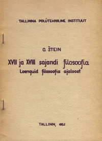 XVII ja XVIII sajandi filosoofia