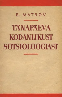 Tänapäeva kodanlikust sotsioloogiast