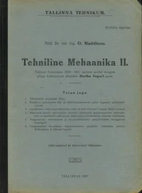 Tehniline mehaanika II