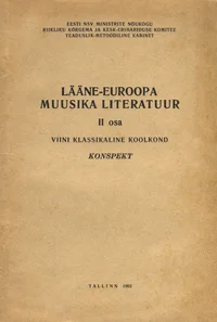 Lääne-Euroopa muusika literatuur