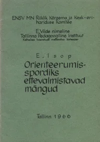Orienteerumisspordiks ettevalmistavad mängud