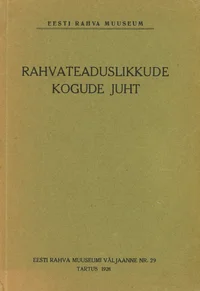 Rahvateaduslikkude kogude juht