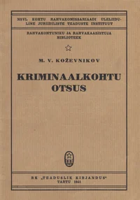 Kriminaalkohtu otsus