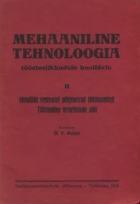 Mehaaniline tehnoloogia tööstuslikkudele koolidele