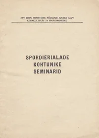 Spordierialade kohtunike seminarid