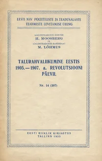 Talurahvaliikumine Eestis 1905.-1907. a. revolutsiooni päevil