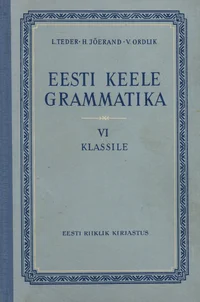 Eesti keele grammatika VI klassile