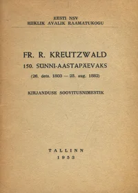 Fr. R. Kreutzwald