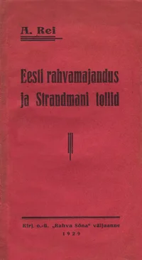 Eesti rahvamajandus ja Strandmani tollid