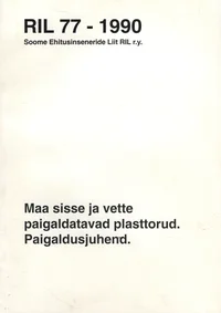 Maa sisse ja vette paigaldatavad plasttorud