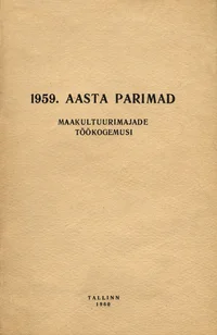 1959. aasta parimad