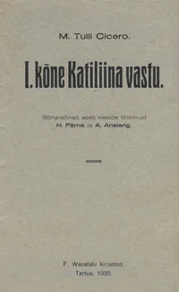 I. kõne Katiliina vastu