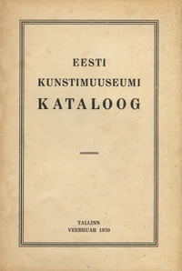 Eesti Kunstimuuseumi kataloog