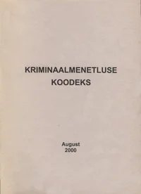 Kriminaalmenetluse koodeks