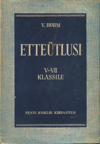 Etteütlusi V-VII klassile