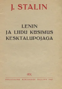 Lenin ja liidu küsimus kesktalupojaga