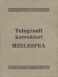 Telegraafi korrektori meelespea