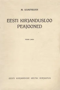 Eesti kirjandusloo peajooned