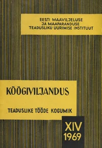 Teaduslike tööde kogumik. Сборник научных трудов