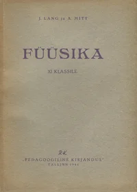 Füüsika XI klassile