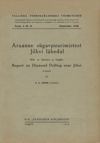 Aruanne sügavpuurimistest Jõhvi lähedal