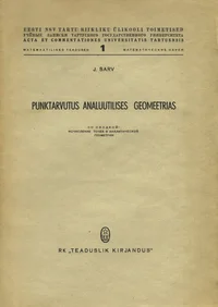 Punktarvutus analüütilises geomeetrias