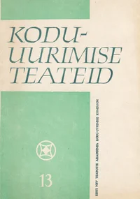 Kodu-uurimise teateid