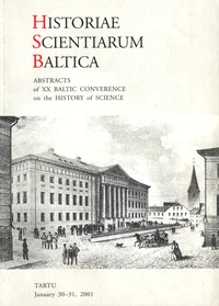 Historiae scientiarum Baltica