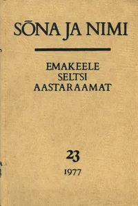 Emakeele Seltsi aastaraamat