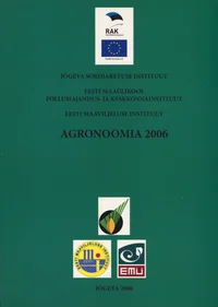 Agronoomia 2006