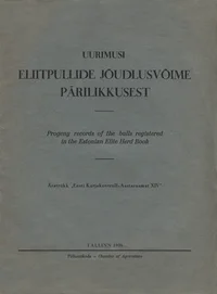 Uurimusi eliitpullide jõudlusvõime pärilikkusest