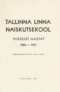 Tallinna Linna Naiskutsekool