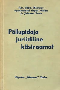Põllupidaja juriidiline käsiraamat