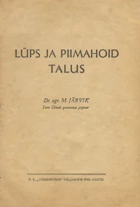 Lüps ja piimahoid talus