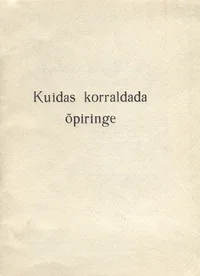 Kuidas korraldada õpiringe
