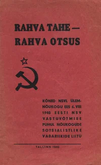 Rahva tahe - rahva otsus