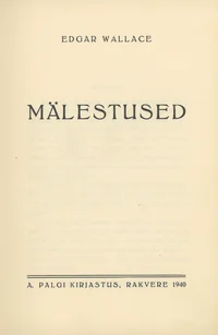 Mälestused