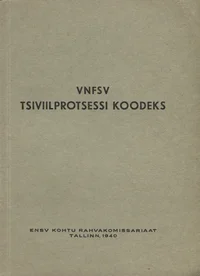 VNFSV tsiviilprotsessi koodeks
