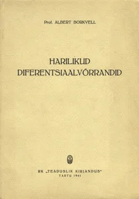 Harilikud diferentsiaalvõrrandid