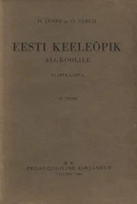 Eesti keeleõpik algkoolile
