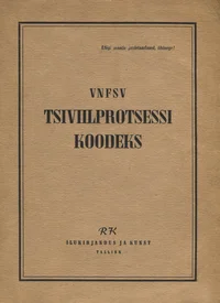 VNFSV tsiviilprotsessi koodeks